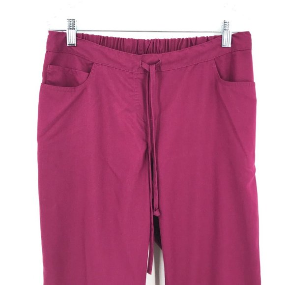 Barco Greys Anatomy Womens Scrub Pants Medium Purple Pull On Bottoms Pockets - Picture 7 of 15